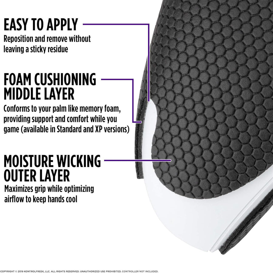 KONTROLFREEK Performance Grips for Xbox One and Xbox Series X Controller (Nightfall Black)