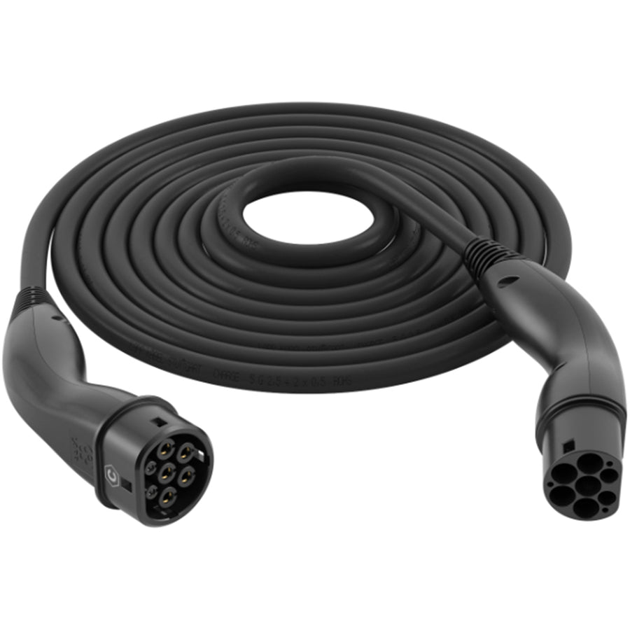 61793 - LAPP EV Helix Charge Cable Typ 2 (11kW-3P-20A) 5m - Black