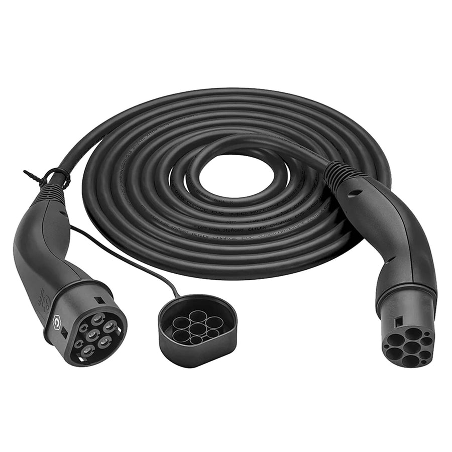 61793 - LAPP EV Helix Charge Cable Typ 2 (11kW-3P-20A) 5m - Black