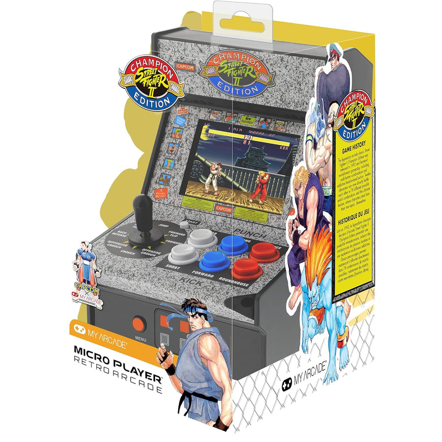 My Arcade DGUNL-3283 Street Fighter II Champion Ed Retro Micro Player