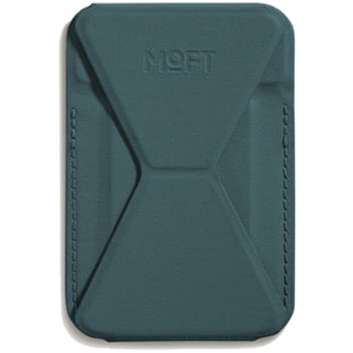 MOFT Snap-On iPhone Stand & Wallet - Jungle - Slim Magnetic / MagSafe Compatible Card Holder with Adjustable Multi-Angle Phone Stand, MOVAS Vegan Leather, Foldable Design