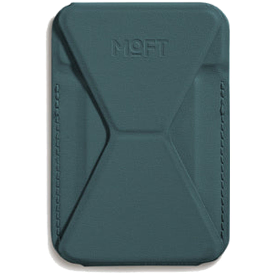 MOFT Snap-On iPhone Stand & Wallet - Jungle - Slim Magnetic / MagSafe Compatible Card Holder with Adjustable Multi-Angle Phone Stand, MOVAS Vegan Leather, Foldable Design