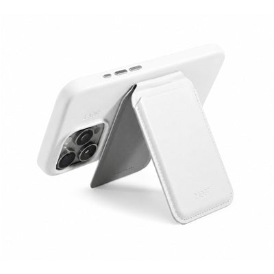 MOFT Flash Wallet & Stand MagSafe Compatible - Misty Cove - Slim Magnetic Card Holder with Adjustable Phone Stand, MOVAS Vegan Leather, 2-Card Capacity