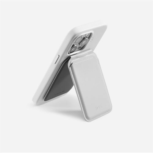 MOFT Flash Wallet & Stand MagSafe Compatible - Misty Cove - Slim Magnetic Card Holder with Adjustable Phone Stand, MOVAS Vegan Leather, 2-Card Capacity