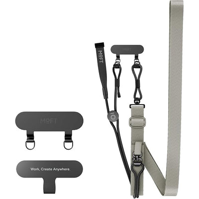 MOFT Everywhere Lanyard - Misty Cove - Adjustable Hands-Free Phone Strap, Durable Nylon Crossbody Neck & Shoulder Carry, Secure Universal Phone Attachment