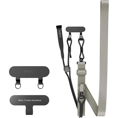 MOFT Everywhere Lanyard - Misty Cove - Adjustable Hands-Free Phone Strap, Durable Nylon Crossbody Neck & Shoulder Carry, Secure Universal Phone Attachment