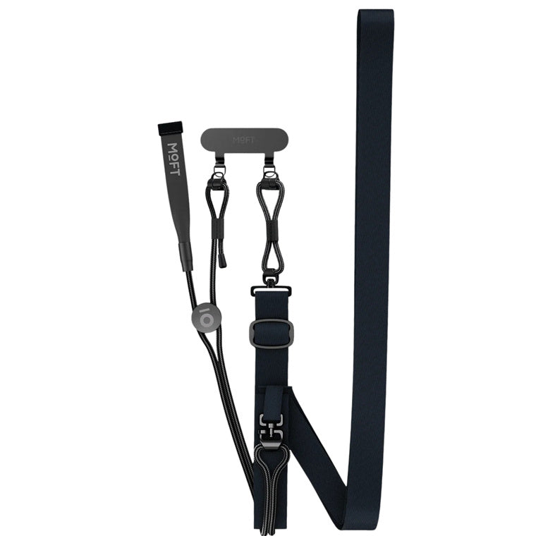 MOFT Everywhere Lanyard - Navy Blue - Adjustable Hands-Free Phone Strap, Durable Nylon Crossbody Neck & Shoulder Carry, Secure Universal Phone Attachment