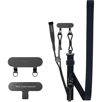 MOFT Everywhere Lanyard - Navy Blue - Adjustable Hands-Free Phone Strap, Durable Nylon Crossbody Neck & Shoulder Carry, Secure Universal Phone Attachment