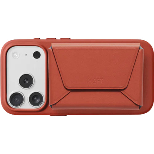 MOFT Field Phone Wallet - Clay - Slim Magnetic/MagSafe Compatible Phone Wallet, Foldable High-Capacity Design, MOVAS Vegan Leather, RFID Protection