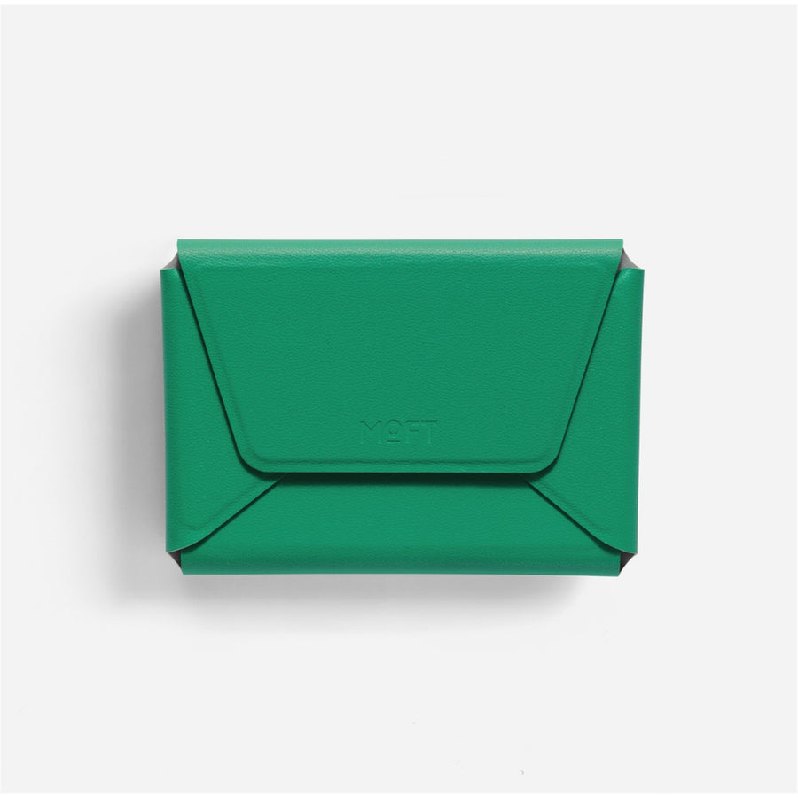 MOFT Field Phone Wallet - Oz Green - Slim Magnetic/MagSafe Compatible Phone Wallet, Foldable High-Capacity Design, MOVAS Vegan Leather, RFID Protection