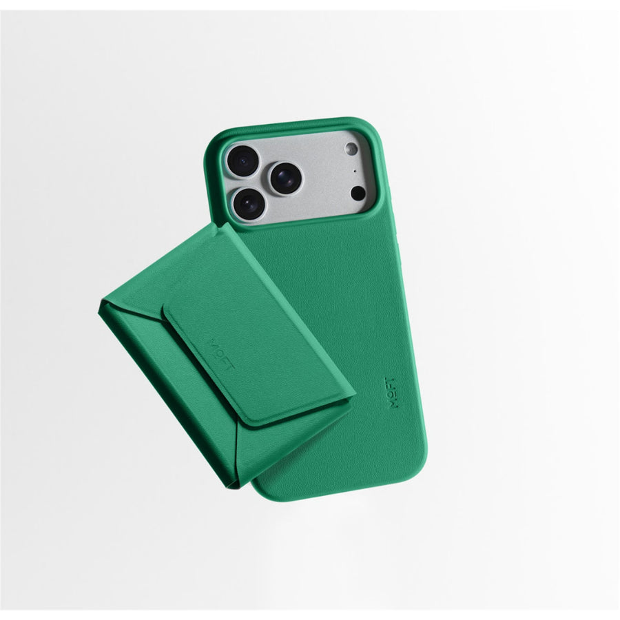 MOFT Field Phone Wallet - Oz Green - Slim Magnetic/MagSafe Compatible Phone Wallet, Foldable High-Capacity Design, MOVAS Vegan Leather, RFID Protection