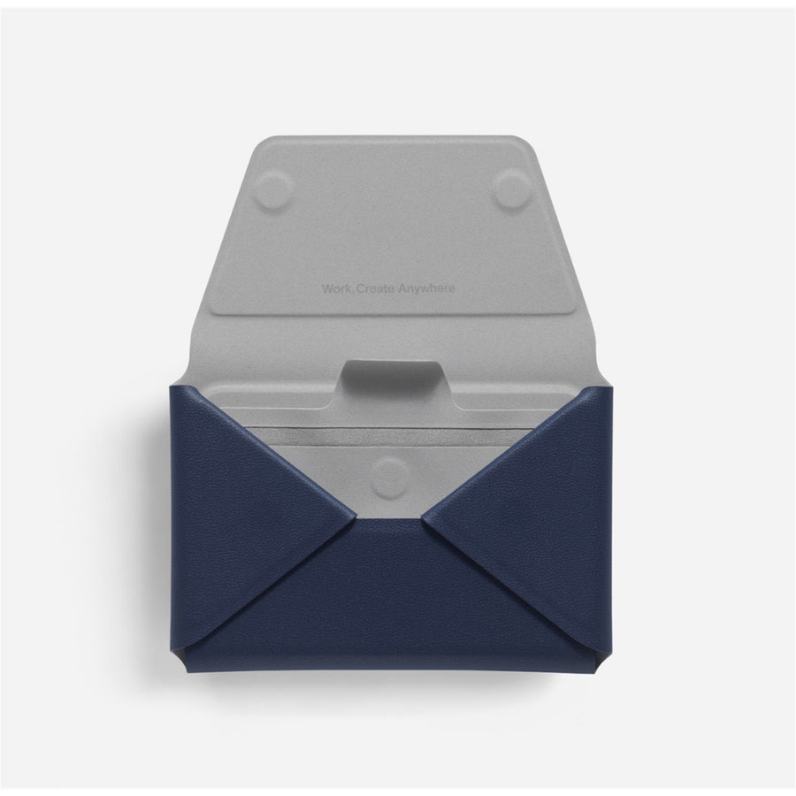 MOFT Field Phone Wallet - Navy Blue - Slim Magnetic/MagSafe Compatible Phone Wallet, Foldable High-Capacity Design, MOVAS Vegan Leather, RFID Protection
