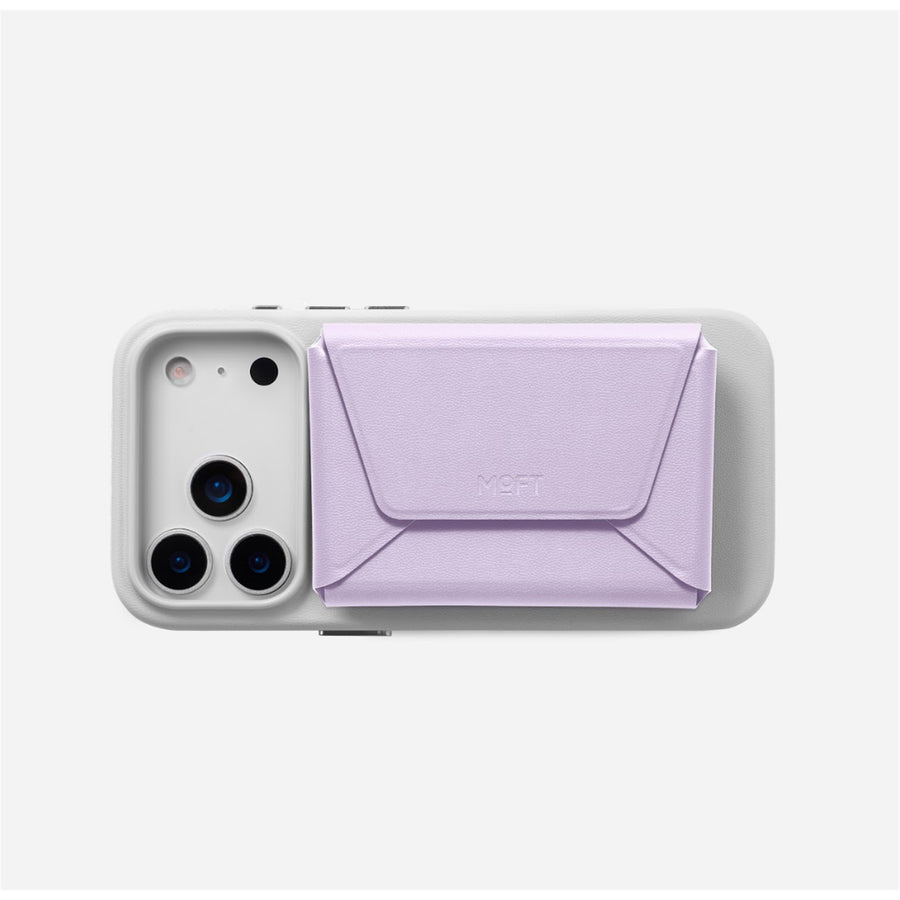 MOFT Field Phone Wallet - Peony Phone Wallet - Slim Magnetic/MagSafe Compatible Phone Wallet, Foldable High-Capacity Design, MOVAS Vegan Leather, RFID Protection