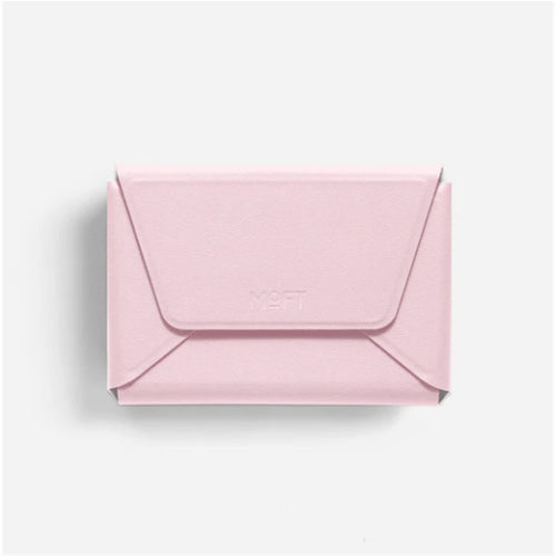 MOFT Field Phone Wallet - Light Pink - Slim Magnetic/MagSafe Compatible Phone Wallet, Foldable High-Capacity Design, MOVAS Vegan Leather, RFID Protection