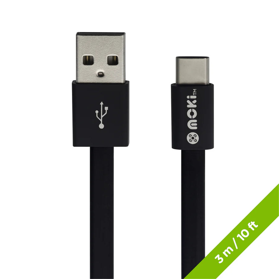 MOKI Recharge ACC-MTCCAKS - Moki USB-C to USB-A SynCharge Cable -3m