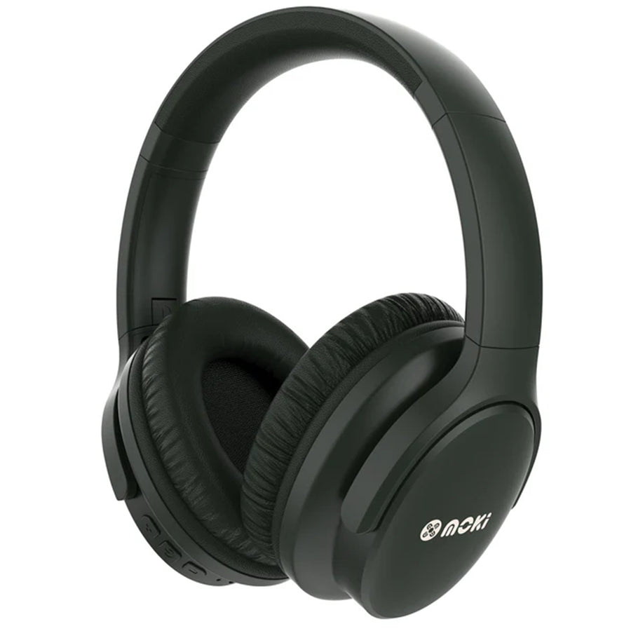MOKI Headphones ACC-HPELBK - Moki Element Kabellose Kopfhörer - Schwarz