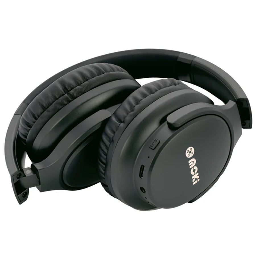 MOKI Headphones ACC-HPELBK - Moki Element Kabellose Kopfhörer - Schwarz