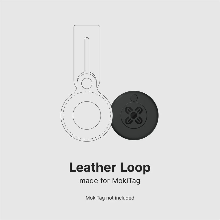 Moki Tags ACC-MTAGLP - Moki Leather Loop - Made for MokiTag