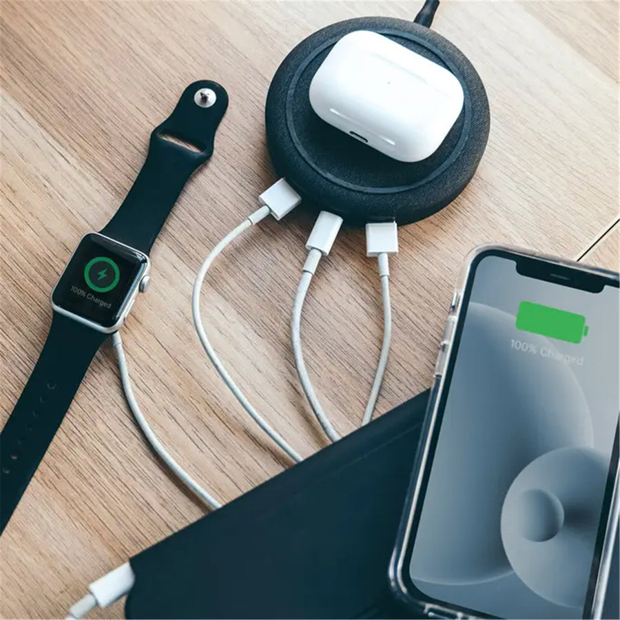 ZAGG 401307467 - Mophie Wireless Multi Port 10W Wireless Charging Hub (1C 20W, 1A 18W, 1A 12W)