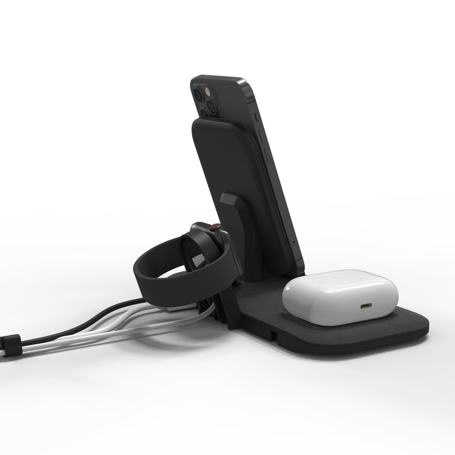 ZAGG 401305844 - Mophie Universal Wireless Charging Stand+ - Black (2 in1 BYO)