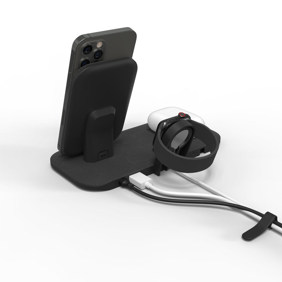 ZAGG 401305844 - Mophie Universal Wireless Charging Stand+ - Black (2 in1 BYO)