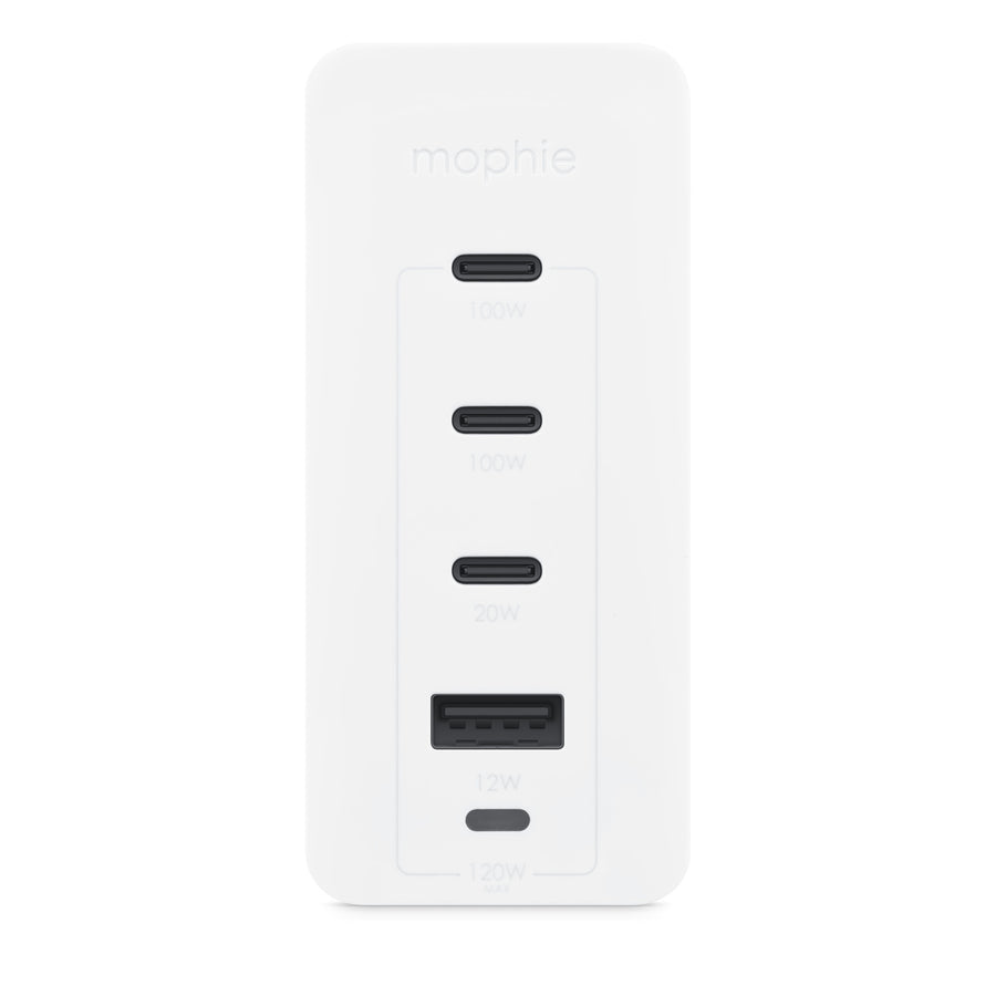 ZAGG 409909311 - Mophie Accessories Wall Adapter USB C PD HUB 120W GAN - White