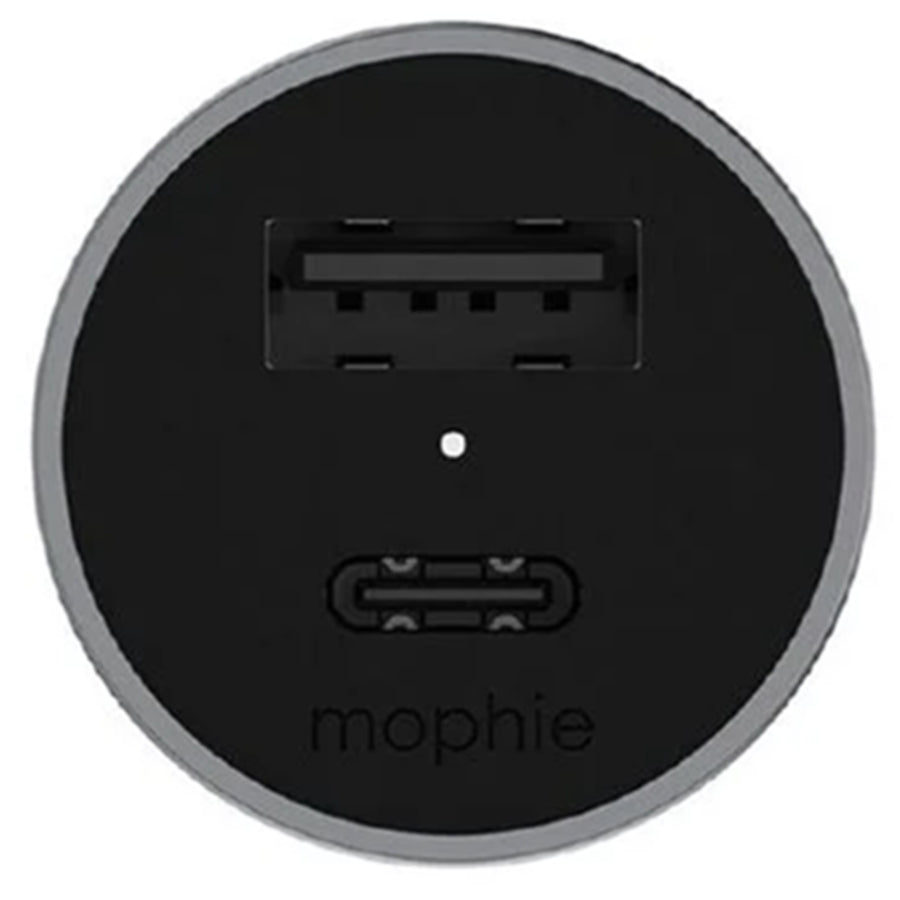 ZAGG 409910851 - Mophie ACC Car Charger USB C & USB A 37W space - Grey