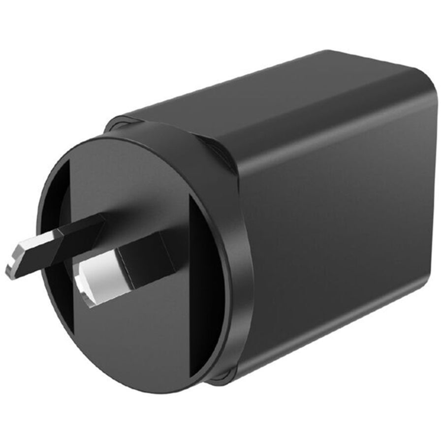 Mophie Essential 30W USB-C PD Wandladegerät – Schwarz, kompakte Größe, bis zu 30W schnelles Laden für Apple iPhones, Samsung Smartphones, solide Konstruktion