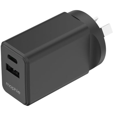 ZAGG 409912216 - Mophie Essential Wandladegerät PD 30W 1A1C - Schwarz