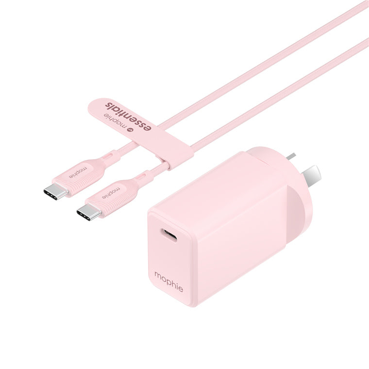 ZAGG 409913401 - Mophie BNDL Essential WallCharger PD30W 1C - Pink