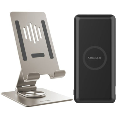 Momax Wireless Powerbank & Universal Stand Pack
