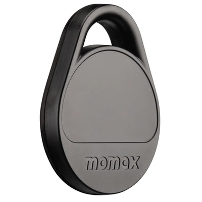 Momax Pinpop Lite Apple Find My Bluetooth Tracker - Black - Apple Find My Certified, Precise Real-time Tracking, Accurate Tracking With Two-Way Alarm System, Built-in Buzzer, Easily Hang To Your Personal Belongings