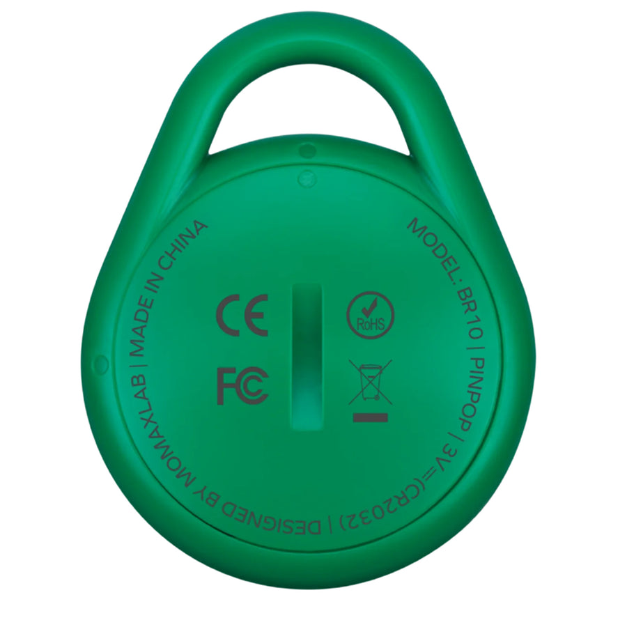 Momax Pinpop Lite Apple Find My Bluetooth Tracker - Green - Apple Find My Certified, Precise Real-time Tracking, Accurate Tracking With Two-Way Alarm System, Built-in Buzzer, Easily Hang To Your Personal Belongings