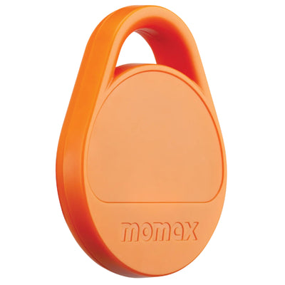 Momax Pinpop Lite Apple Find My Bluetooth Tracker - Orange - Apple Find My Certified, Precise Real-time Tracking, Accurate Tracking With Two-Way Alarm System, Built-in Buzzer, Easily Hang To Your Personal Belongings