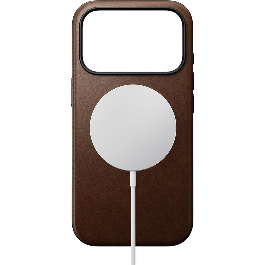 NM014322858 - NOMAD Leather Case - iPhone 17 Pro - Brown Ecco
