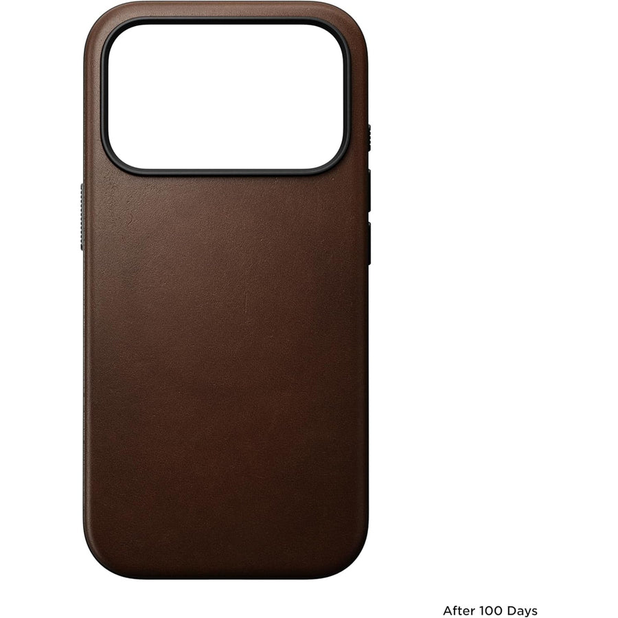 NM014322858 - NOMAD Leather Case - iPhone 17 Pro - Brown Ecco