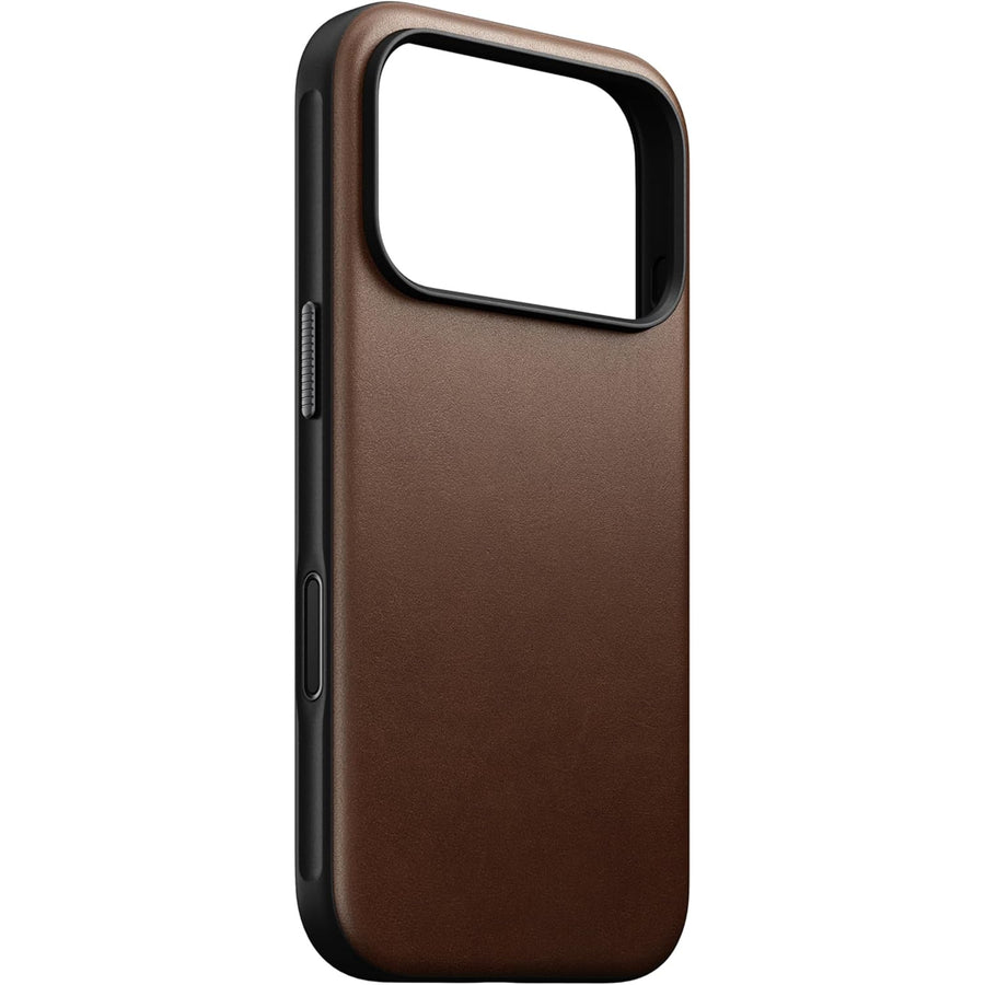 NM014322858 - NOMAD Leather Case - iPhone 17 Pro - Brown Ecco