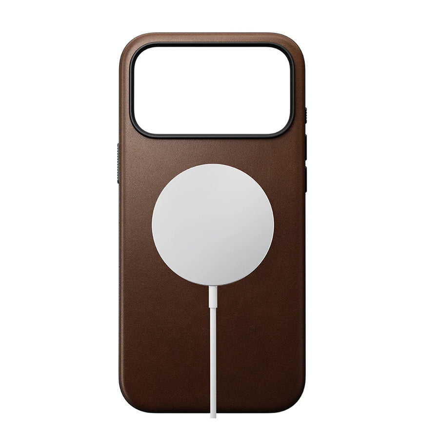 NM014278858 - NOMAD Leather Case - iPhone 17 Pro Max - Brown Ecco
