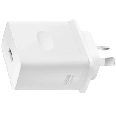 SUPERVOOC ADAPTER 45W - Oppo 45W SuperVooc Charger USB-A Port White