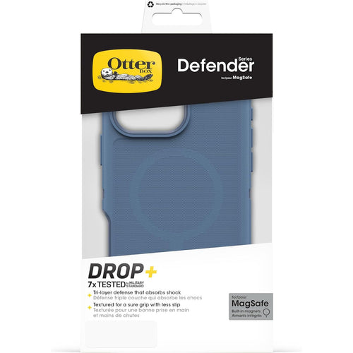 OtterBox iPhone 16 Pro Max (6.9") Defender MagSafe Phone Case - Baby Blue Jeans/Blue