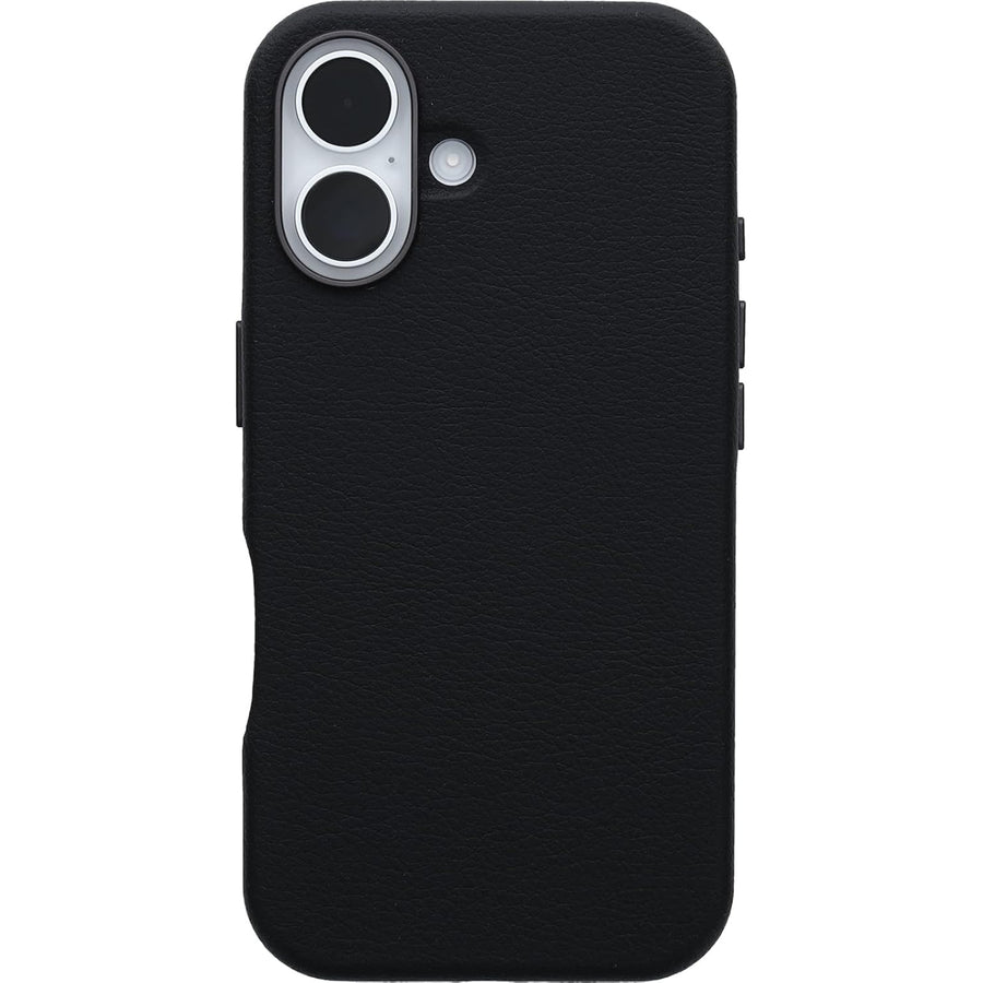 OtterBox iPhone 16 (6.1") Symmetry Cactus Leather  Phone Case - Noir Ash/Black