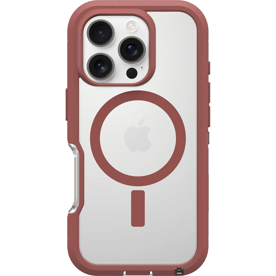 OtterBox iPhone 16 Pro (6.3") Defender XT Clear Dust Bowl Phone Case - Brown/Clear