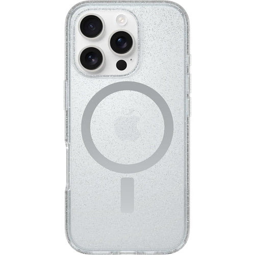 OtterBox iPhone 16 Pro (6.3") Symmetry Clear MagSafe Phone Case - Stardust/Clear