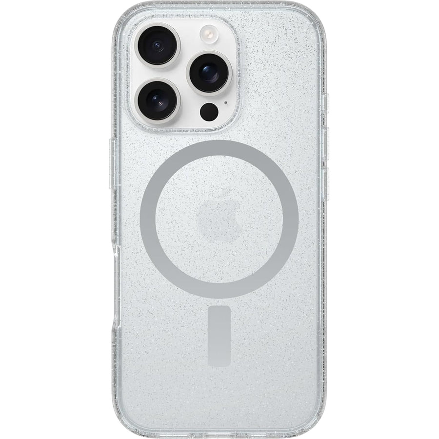 OtterBox iPhone 16 Pro (6.3") Symmetry Clear MagSafe Phone Case - Stardust/Clear