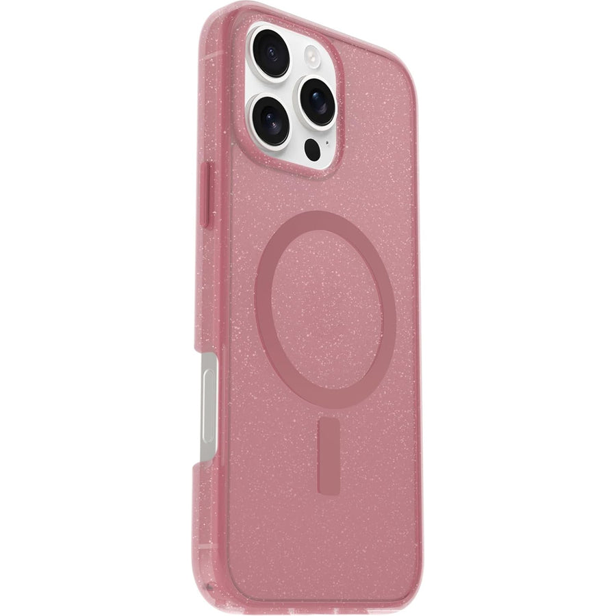OtterBox iPhone 16 Pro Max (6.9") Symmetry Clear MagSafe Phone Case - Timbleberry/Pink