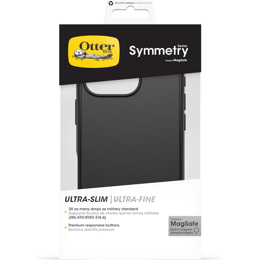 OtterBox iPhone 16 Pro (6.3") Symmetry MagSafe Phone Case - Black