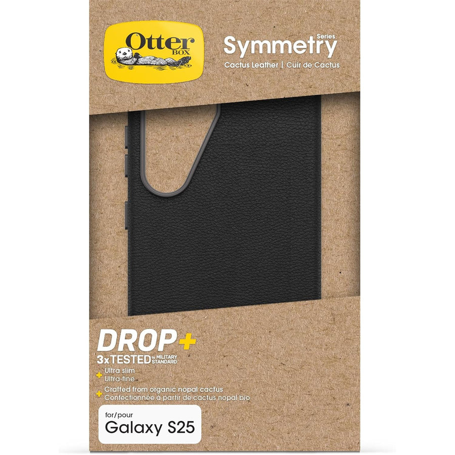 OtterBox Galaxy S25 5G Symmetry Cactus Leather Phone Case - Noir Ash/Black