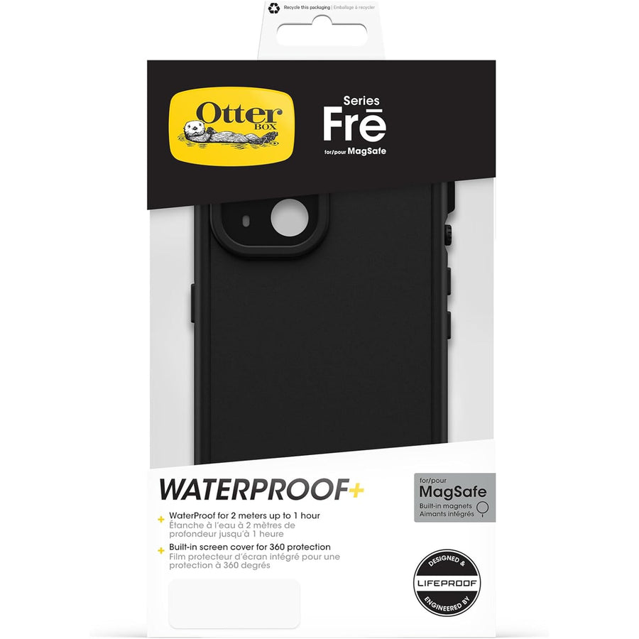 77-93438 - OtterBox Fre MagSafe - iPhone 15 - Black