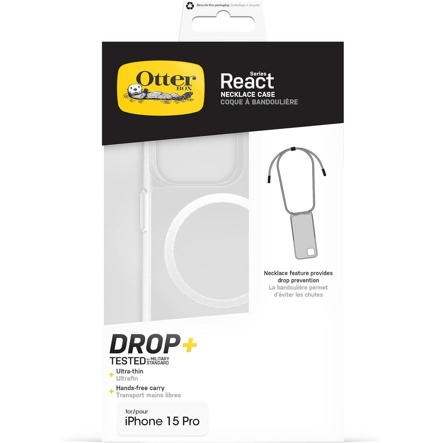 77-93573 - OtterBox REACT Necklace - iPhone 15 Pro - Clear