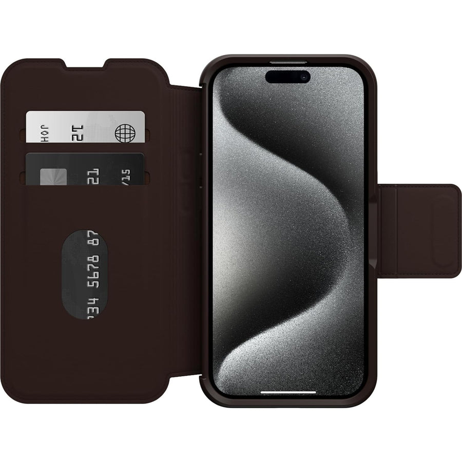 77-93559 - OtterBox Strada Magsafe - iPhone 15 Pro - Espresso
